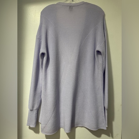 a new day Long Cardigan Color Lavender/light purple Size M - Picture 4 of 5